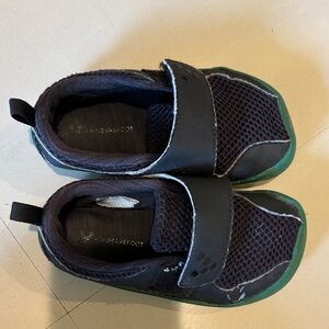 Vivo Barefoot Kids Black and Green Sneakers